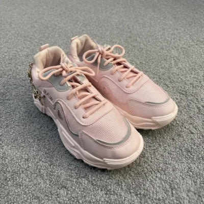 Alternative view of Pink Stylish Chunky Sneakers